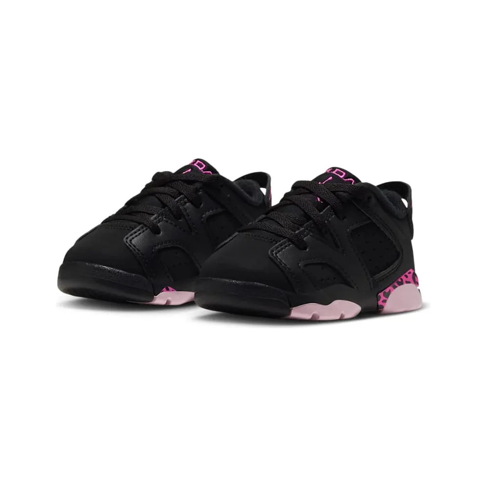 JORDAN 6 RETRO LOW (TD) “Black / Pink Foam / Laser Fuchsia” (IQ5607-001)