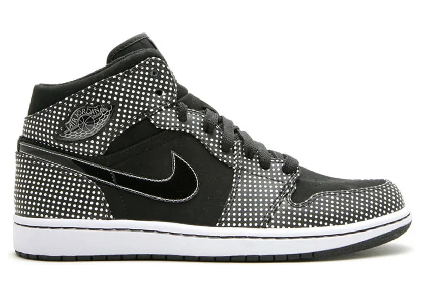 Jordan 1 Retro Polka Dot Black White (136065-011)