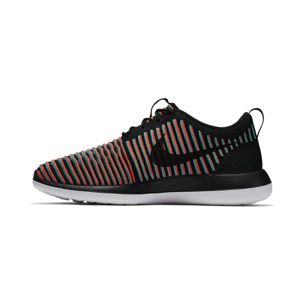 Nike Roshe Two Flyknit Bright Crimson Black/Bright Crimson-Clear Jade-Black (844833-003)