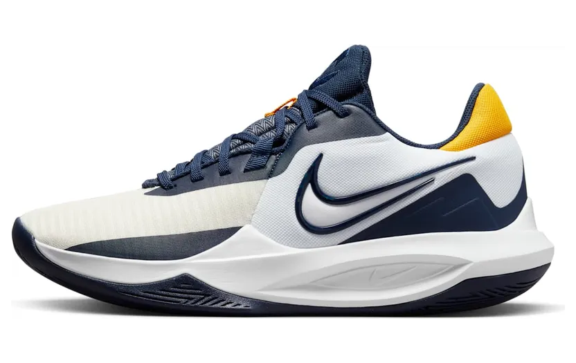Nike Precision 6 White Midnight Navy Gold (DD9535-101)