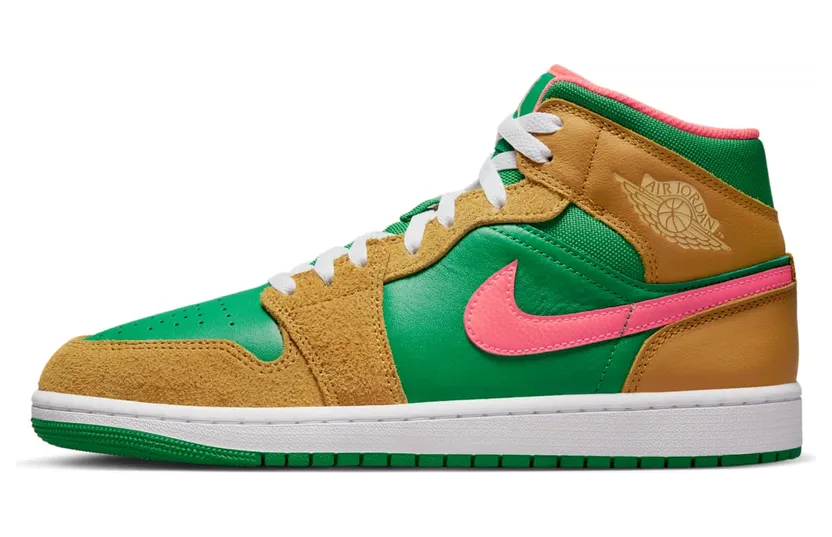 Jordan 1 Mid SE Wheat Watermelon (DX4332-700)