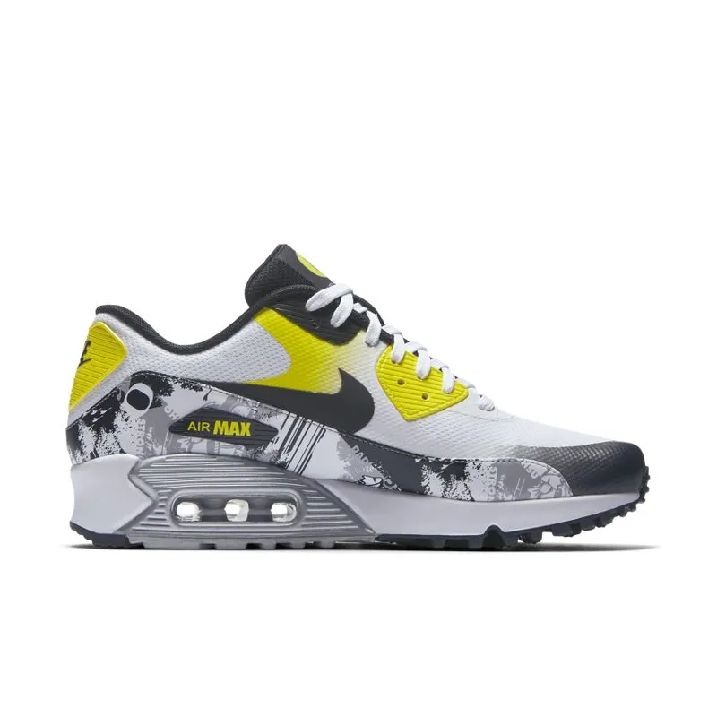 Nike Air Max 90 Ultra 2.0 Doernbecher Oregon Ducks (W) White/Black-Dynamic Yellow-White (838767-100)