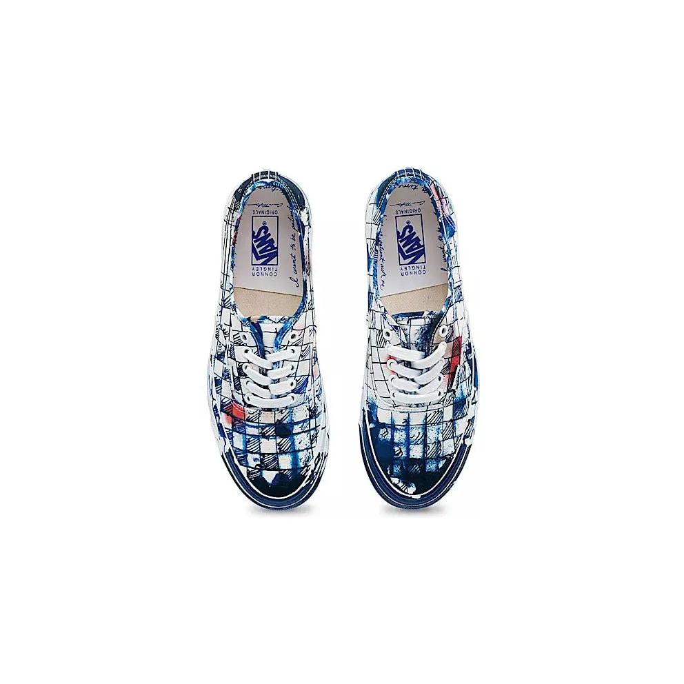 Vans Authentic LX Connor Tingley Checkerboard White Blue (VN0A4BV961P)