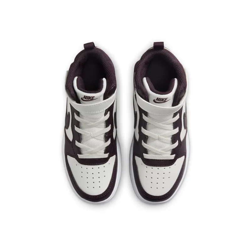 Nike Court Borough Mid 2 Sail White Burgundy Ash (CD7783-126)