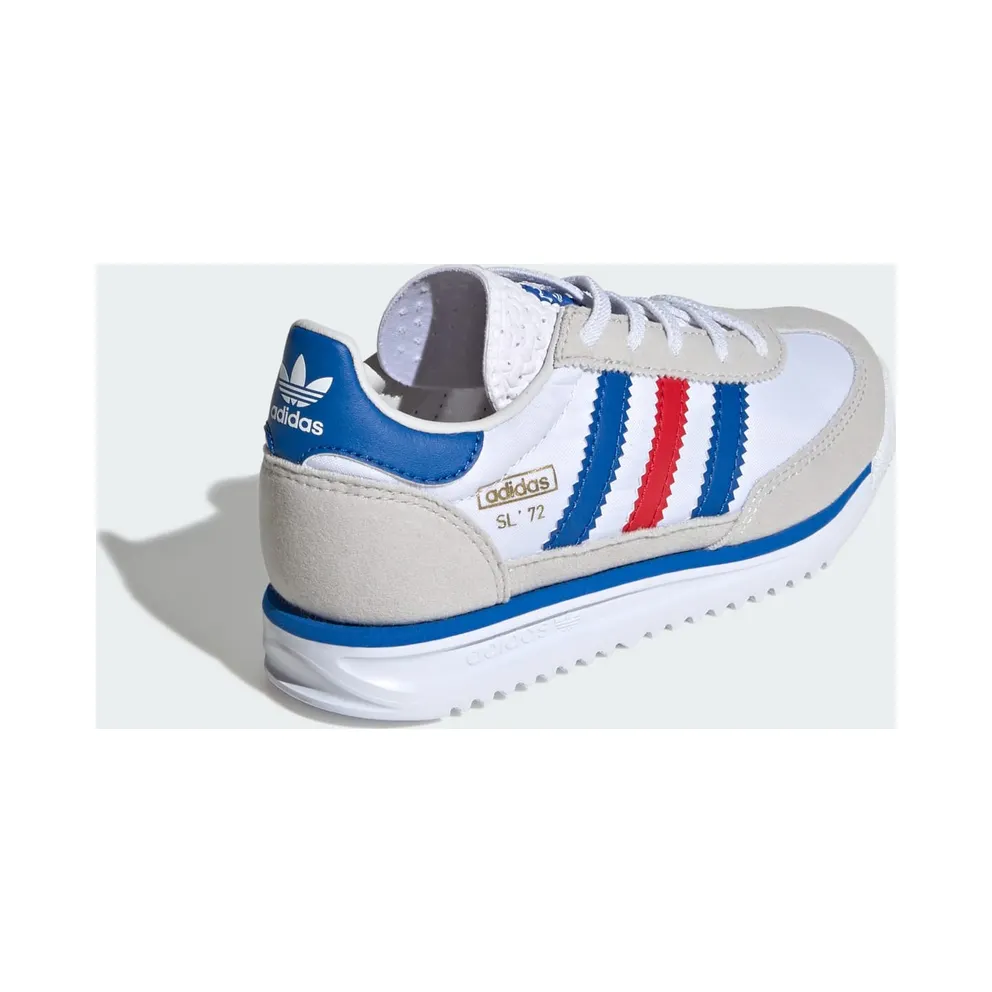 Adidas SL 72 RS Elastic Laces Shoes Cloud White / Blue / Better Scarlet (JQ5962)