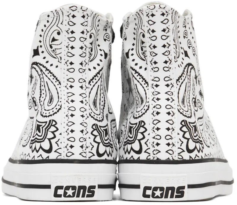 Converse White & Black Sammy Baca Edition CTAS Pro Hi (A02085C)
