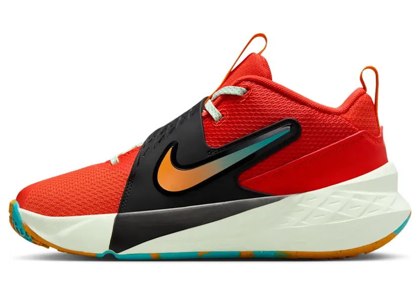Nike Team Hustle D 12 Picante Red Dusty Cactus Volt Tint Orange Peel (HF6279-601)