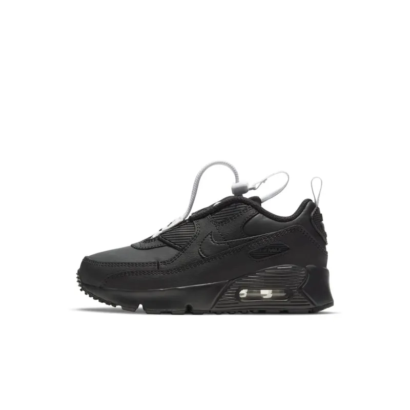 Nike Air Max 90 Toggle Triple Black (PS) (CV0064-001)