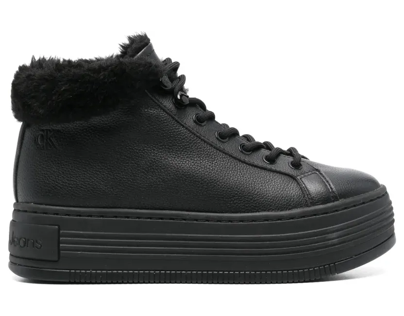 Calvin Klein Jeans Sneakers aus Leder – Schwarz (YW0YW01590)
