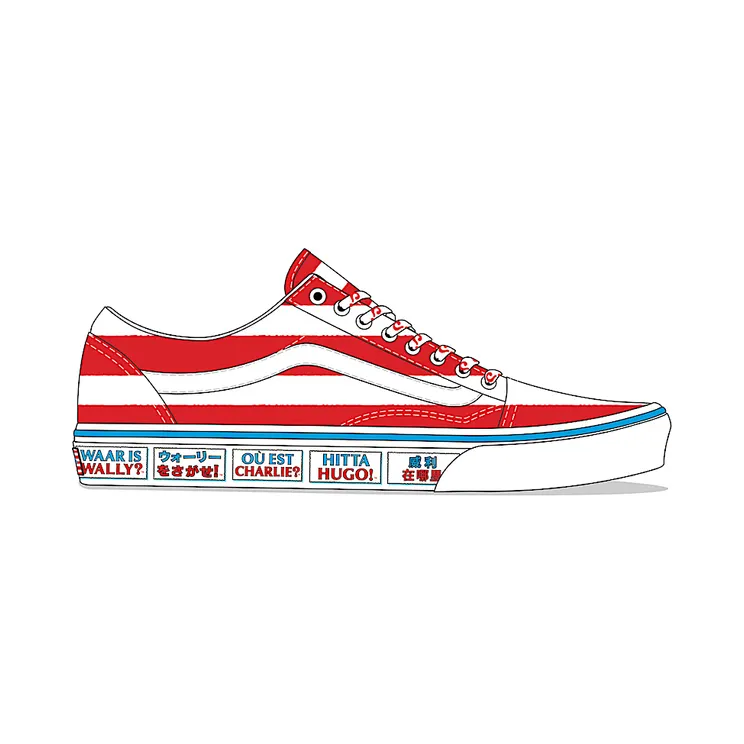 Vans Old Skool Wheres Waldo International Stripes (VN0A3WKT3UV)