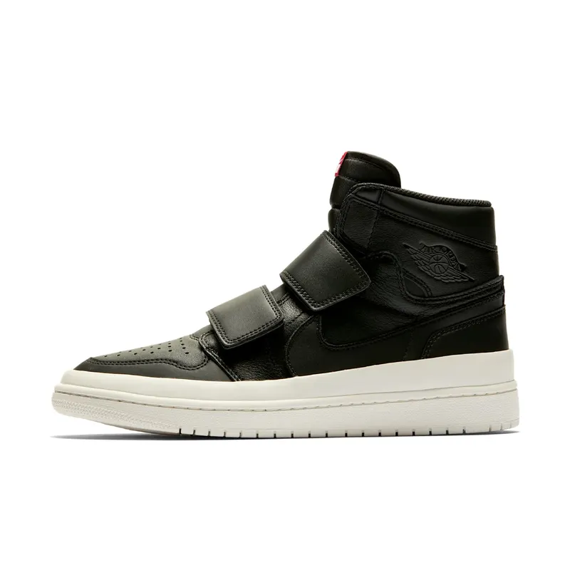 Jordan 1 Retro High Double Strap Black Sail Black/Gym Red-Sail-Gym Red (AQ7924-001)