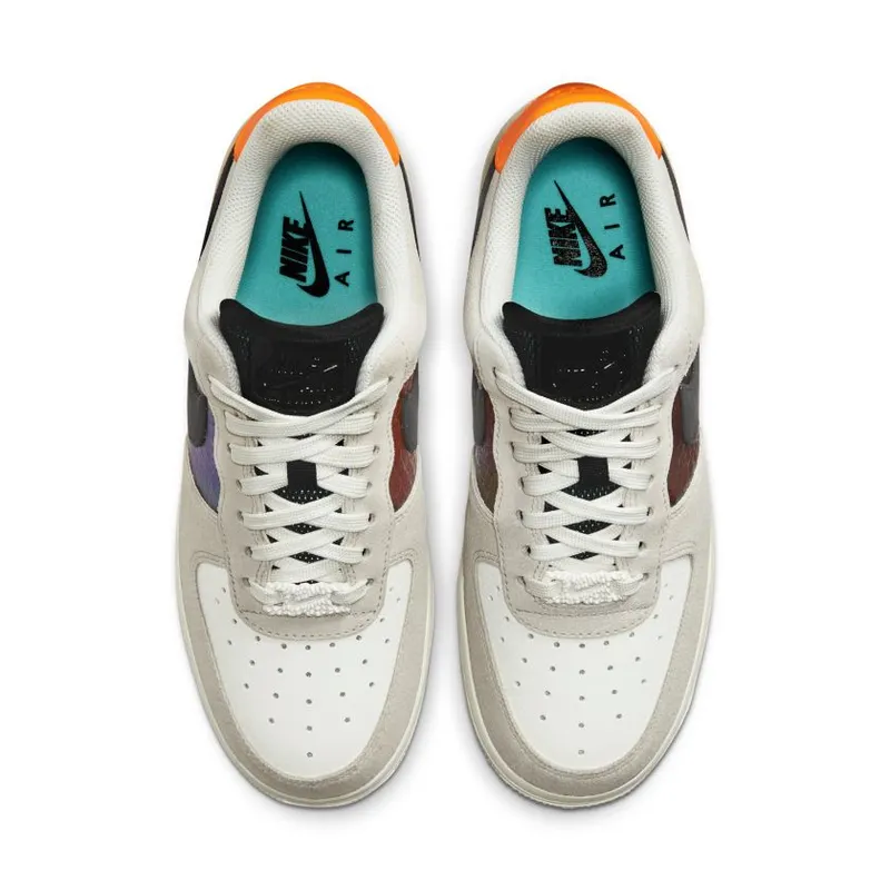 Nike Air Force 1 Low ‘Iridescent Snakeskin’ Light Bone/Sail/Hyper Crimson/Black (CW2657-001)