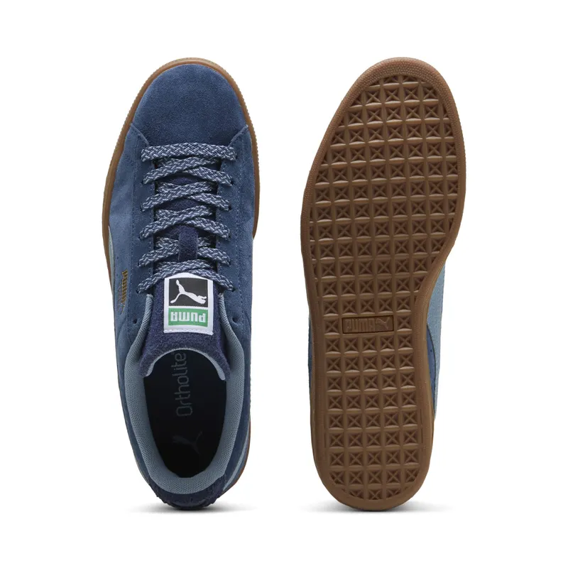 Puma Suede Fuzzy “Persian Blue / Gum” (403227_01)