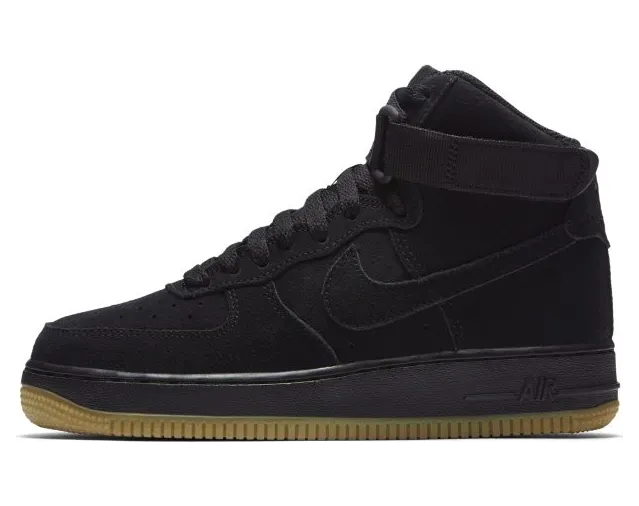 Nike Air Force 1 High Suede Black Gum (GS)