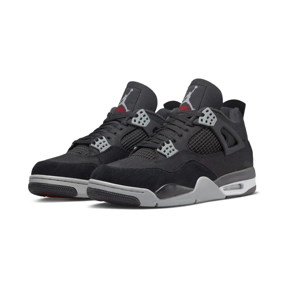 Air Jordan 4 “Black Canvas” (DH7138-006)