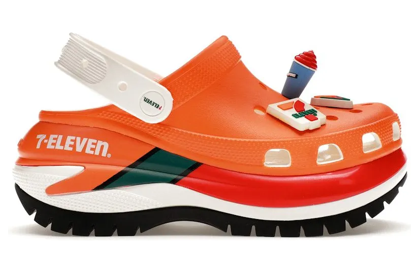 Crocs Mega Crush Clog 7-Eleven Orange (208273-810)