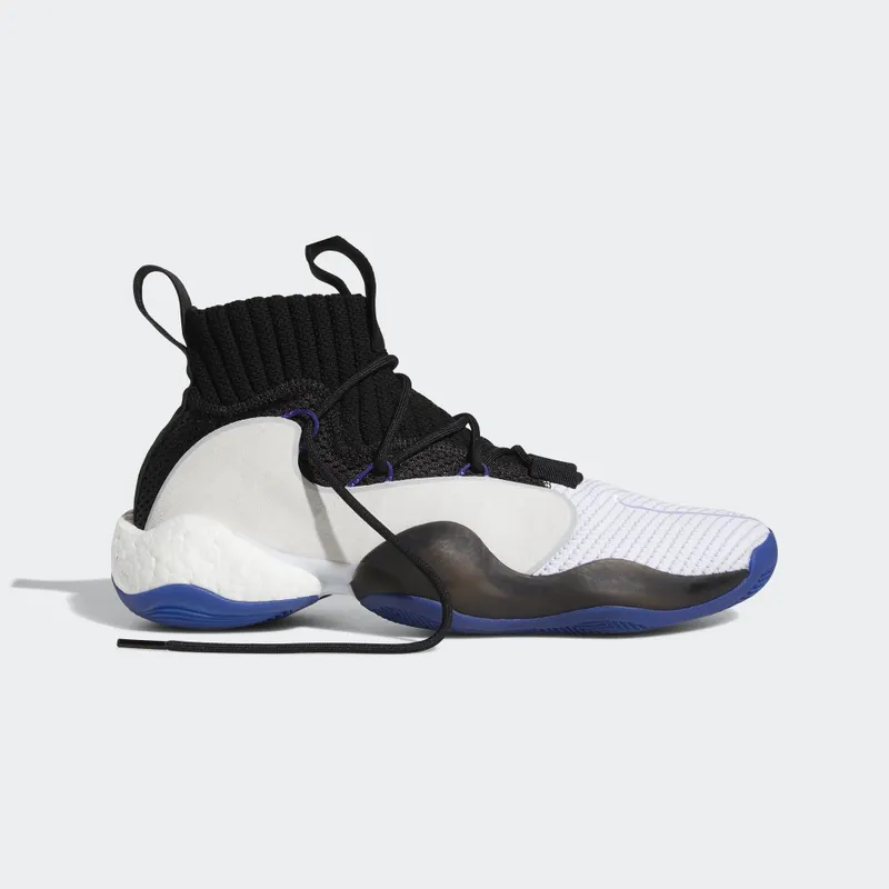 adidas Crazy BYW X Black White Purple Core Black/Cloud White/Real Purple (B42244)