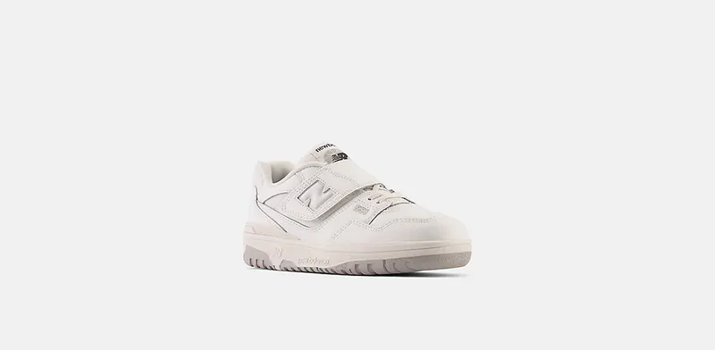 New Balance 550 Bungee Lace Top Strap White Grey (PHB550PB)