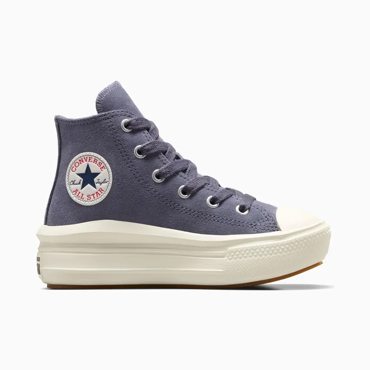 Converse Chuck Taylor All Star Move Platform Suede Lavender Ash/Egret (A12472C)