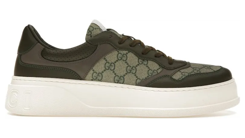 Gucci GG Supreme Sneaker Beige Green (669582 UPGA0 3350)