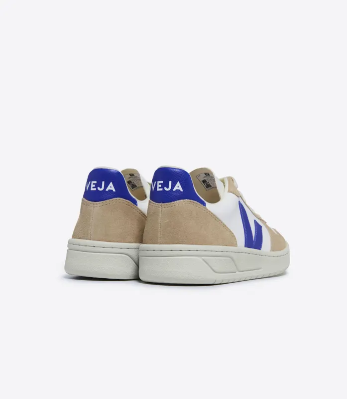 VEJA V-10 ChromeFree leren – Beige (VX0503477)