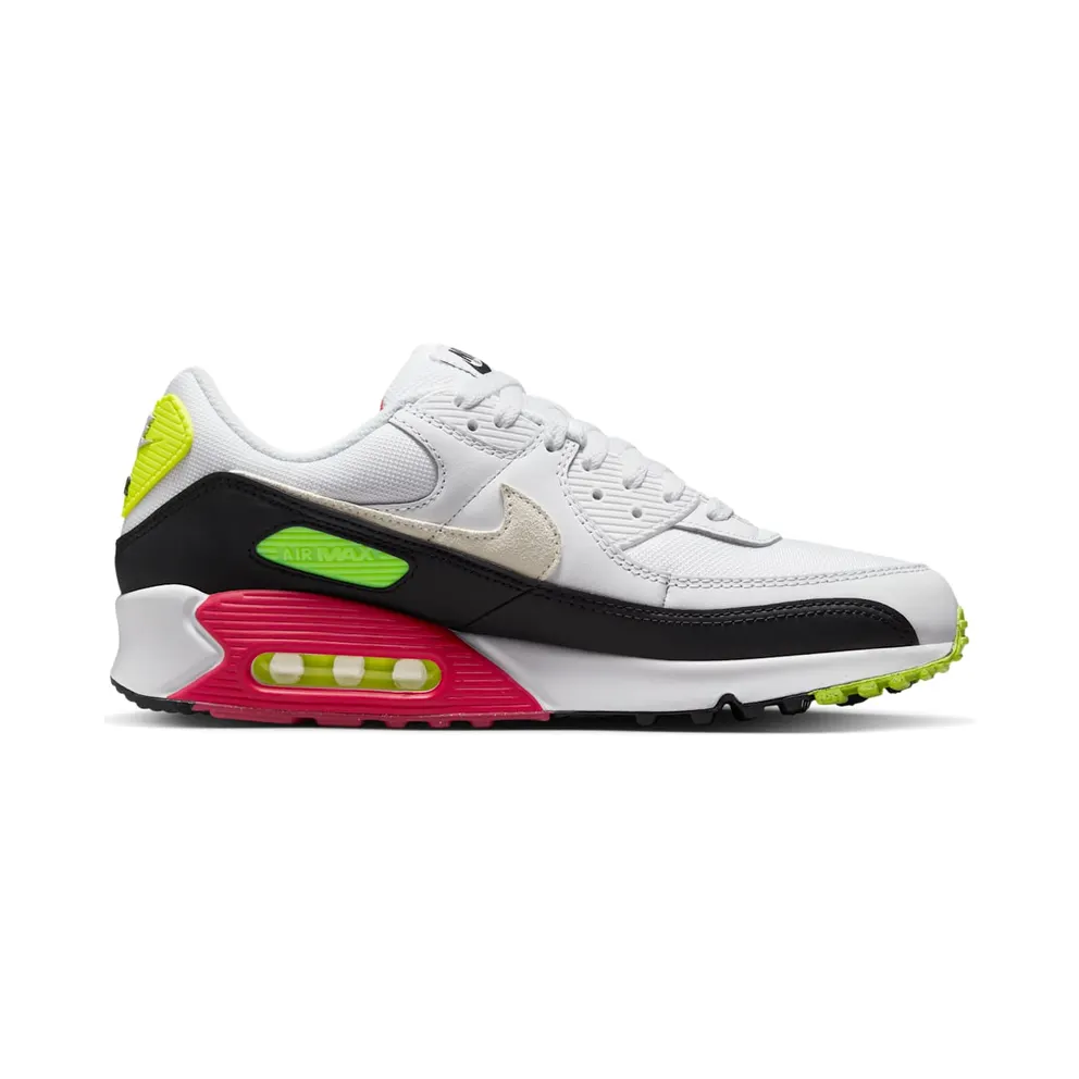 Nike Air Max 90 “White Volt Rush Pink” (DQ4071-100)