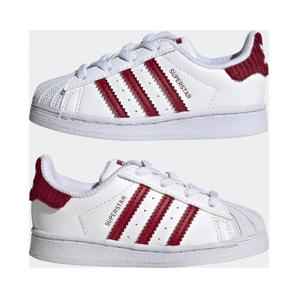 Adidas Superstar Cloud White / Team Colleg Burgundy / Cloud White (GY3335)