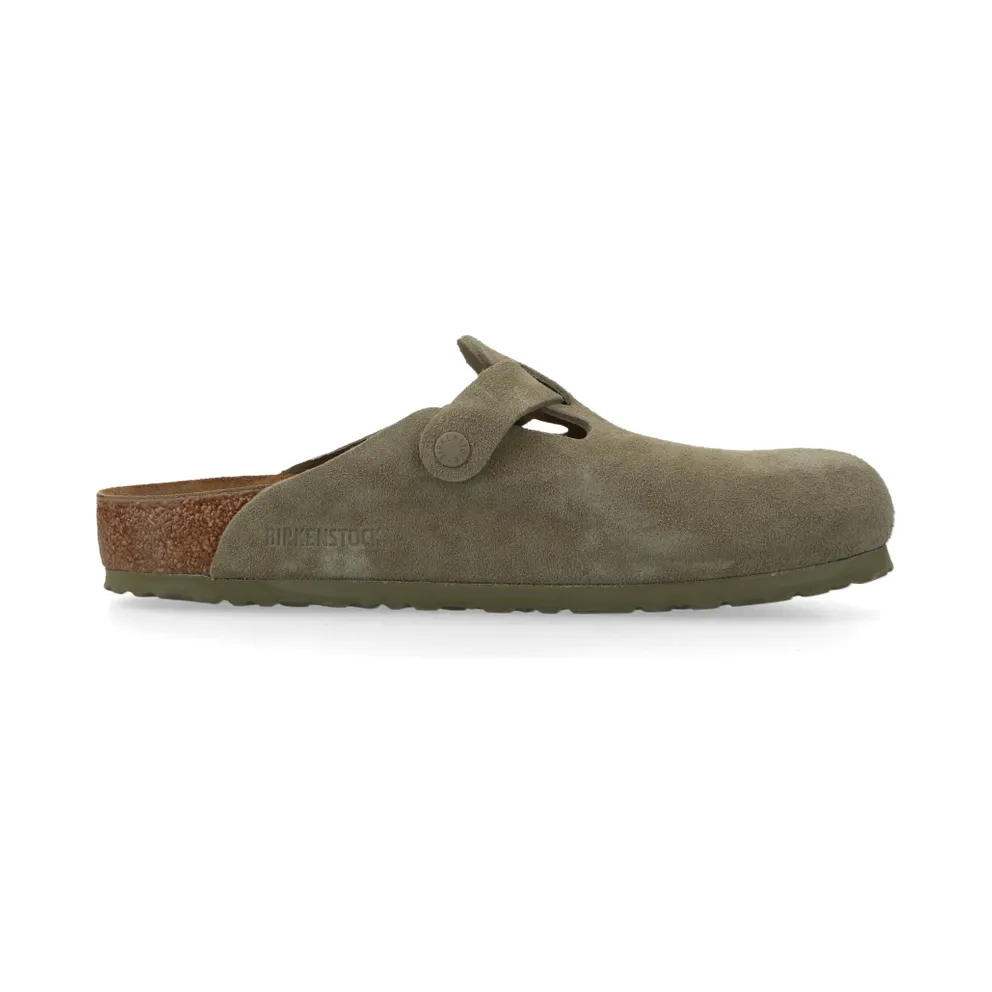 Birkenstock Boston Suede Leather (faded khaki) – 1025788