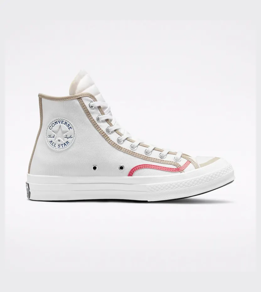 Converse Hybrid Texture Chuck 70 Varsity Wit/string/wit (171408C)