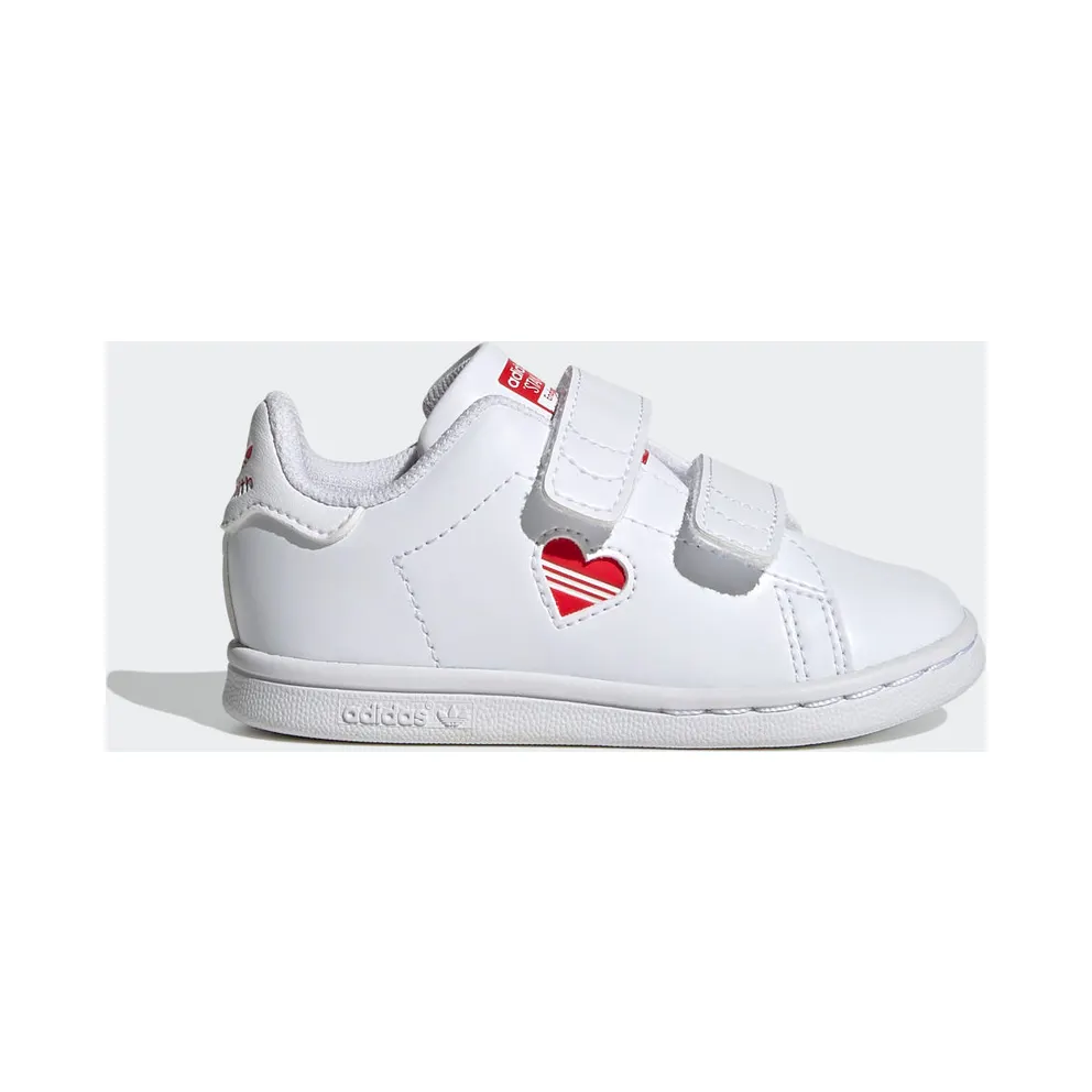 adidas Stan Smith Schuh Cloud White / Vivid Red / Cloud White (FZ2835)