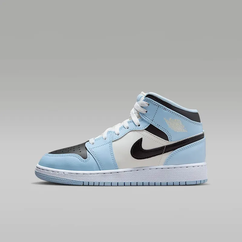 Air Jordan 1 Mid GS “Ice Blue” (555112-401)