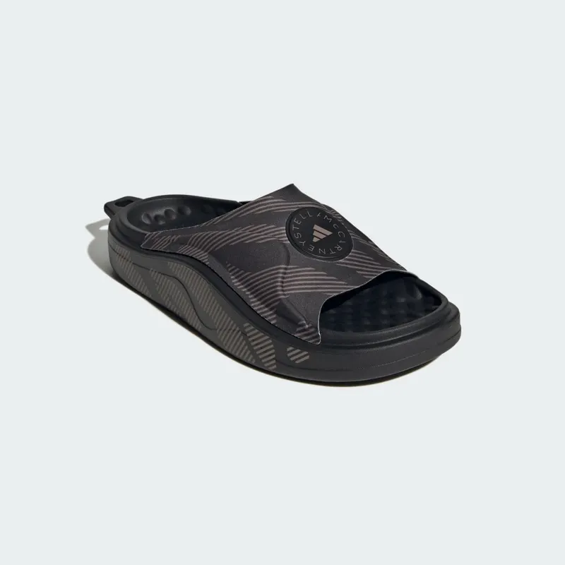 Adidas adidas by Stella McCartney Slides Black / Black / Brown (IF6066)