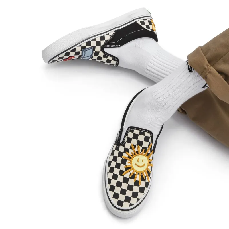 VANS Vans X Skateistan Skate Slip-on Shoes Black (VN0A5FCA89C)