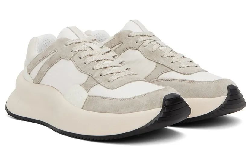 Dries Van Noten White & Gray Paneled 001 WHITE (MW222-154-607) (4)