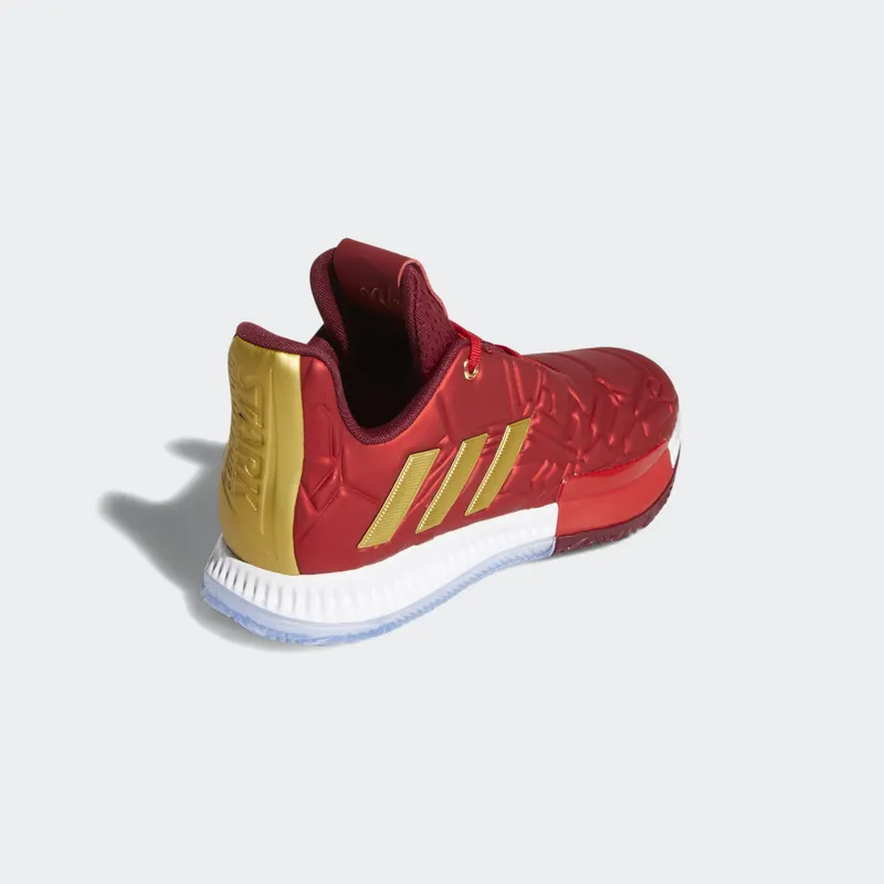 adidas Harden Vol. 3 Marvel Iron Man (Youth) Scarlet/Collegiate Burgundy/Gold Metallic (EG2626)