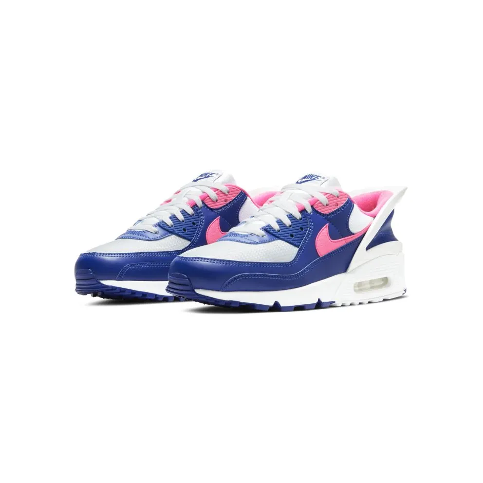 Nike Air Max 90 Flyease Deep Royal Blue Hyper Pink White/White-Deep Royal Blue-Hyper Pink (CU0814-101)