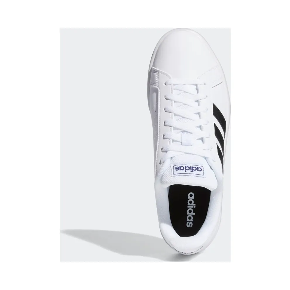 Adidas Grand Court Base Cloud White / Core Black / Dark Blue (EE7904)