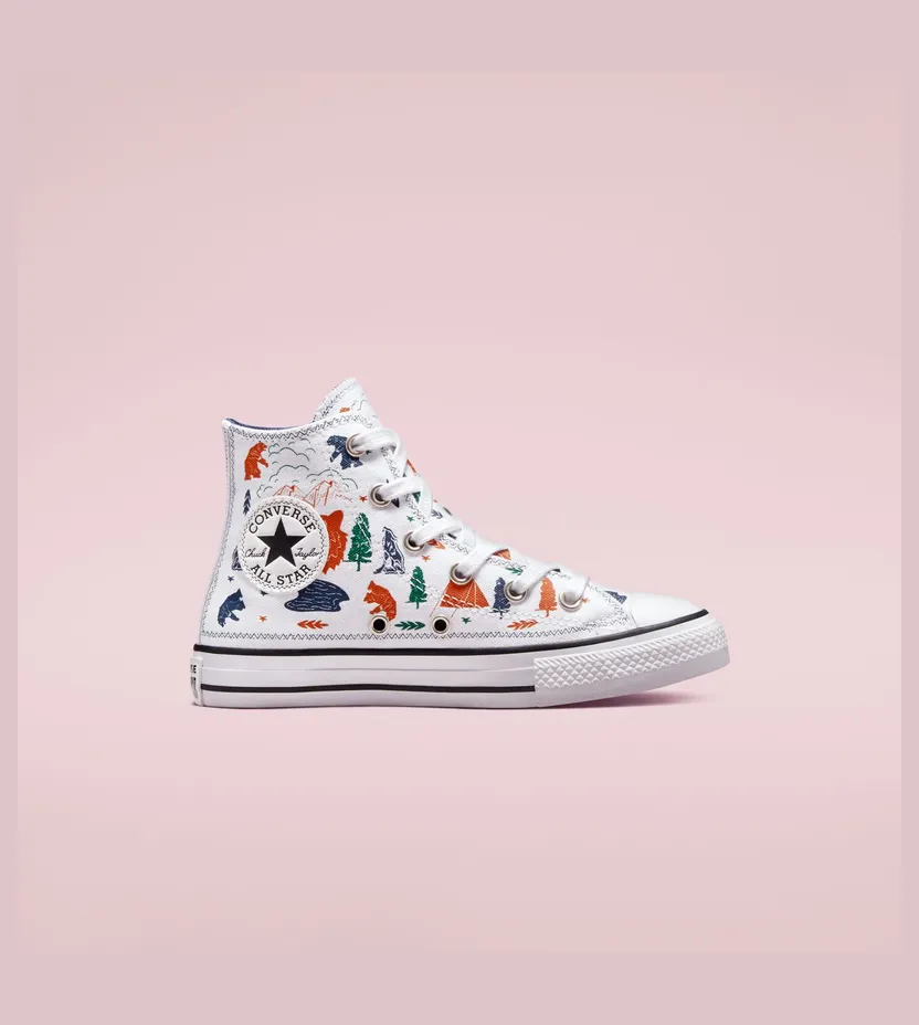 Converse Explorer Chuck Taylor All Star Wit/midnight Navy/zwart (672439C)