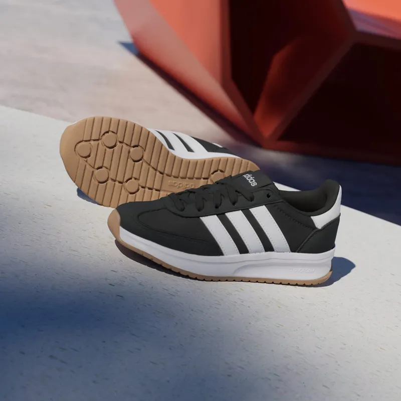 Adidas Run 70s 2.0 Kids Core Black / Cloud White / Gum (JI2265)
