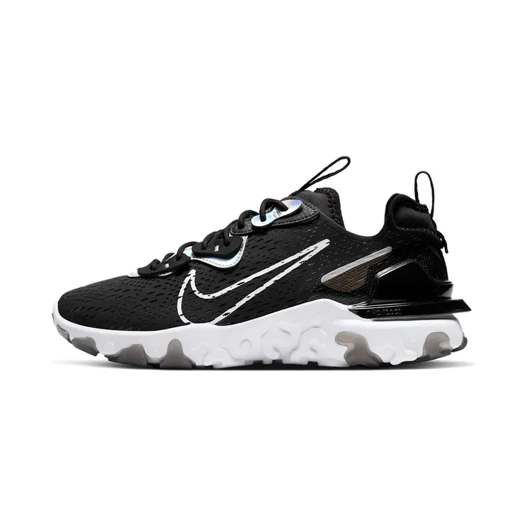 Nike NSW React Vision Essential Black Iridescent “Black / White” (CW0730-001)