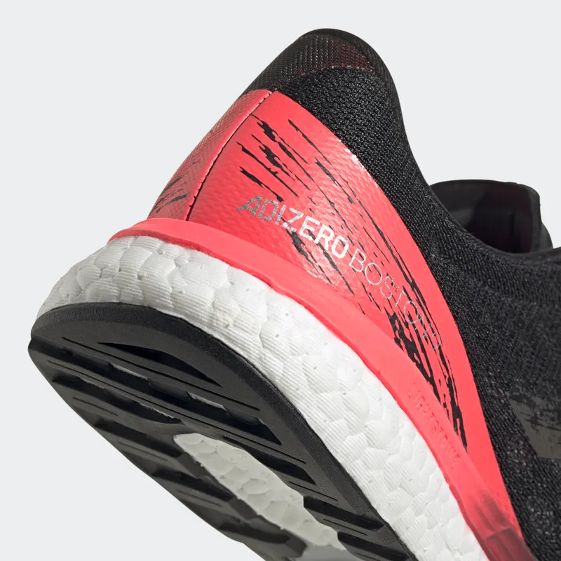 Adidas Adizero Boston 9 ‘Black Signal Pink’ Core Black/Core Black/Signal Pink (EG4656)
