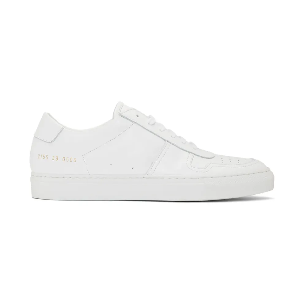 Common Projects White BBall Low Sneakers (2155)