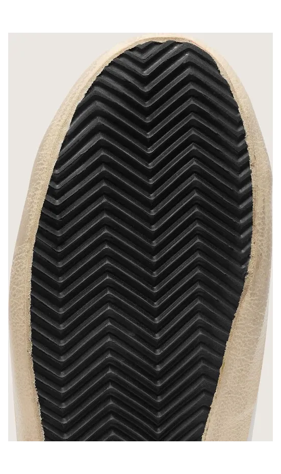 Golden Goose Super-Star With Sand Suede Star And Red Croc-Print Leather Heel Tab (GMF00101.F006611.10531) (5)