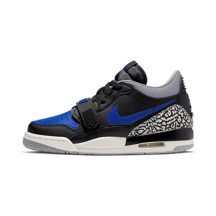 Jordan Legacy 312 Low GS “Black / White / Cement Grey / Game Royal” (CD9054-041)