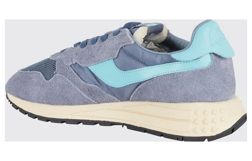 Autry Reelwind Suede And Nylon Sneakers Blue (WWLMUT37) (2)