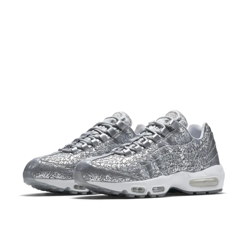 Nike Air Max 95 20th Anniversary Pure Platinum Pure Platinum/Metallic Silver-White (818721-001)