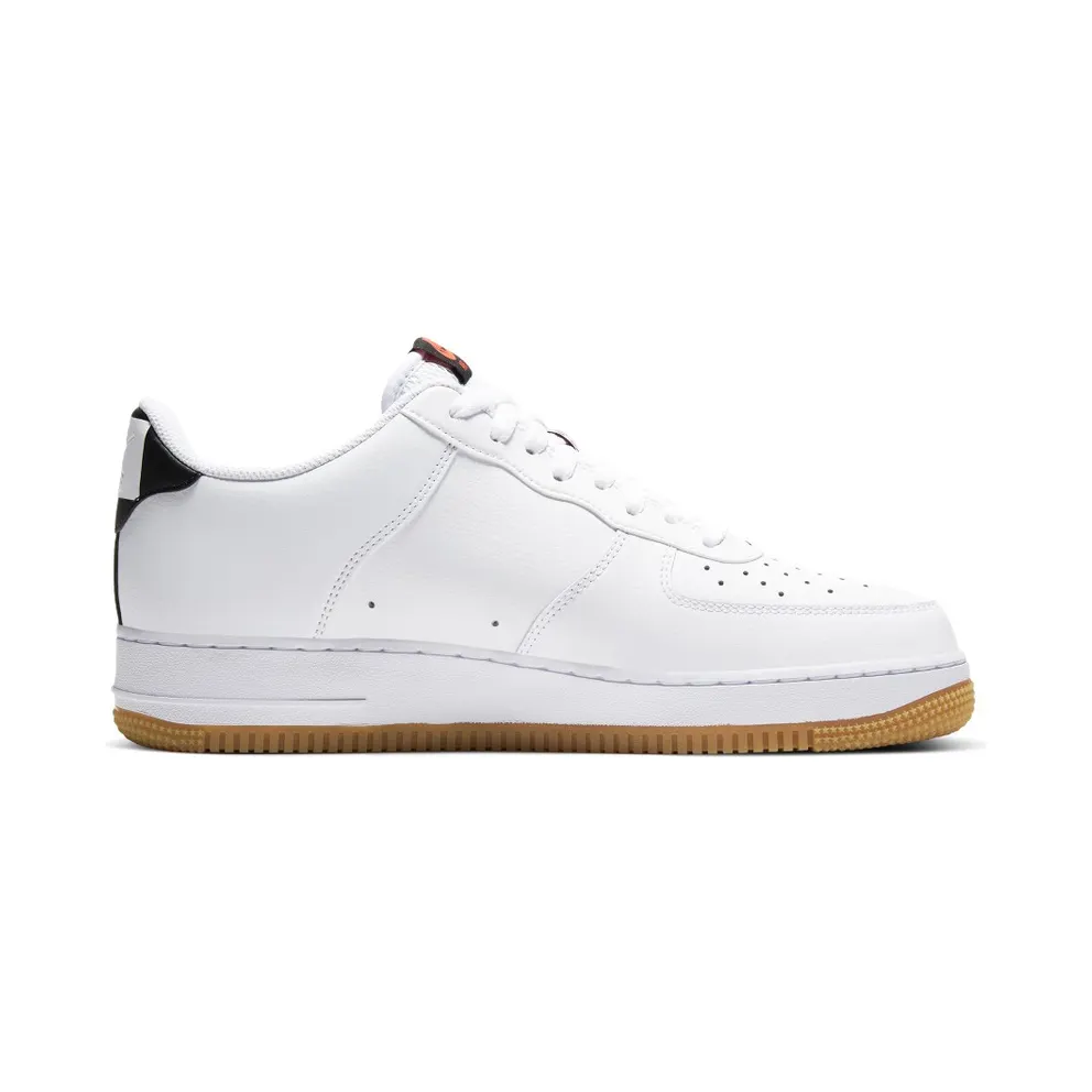 Nike Air Force 1 Low NBA White Crimson Gum White/Bright Crimson-Black-White (CT2298-101)