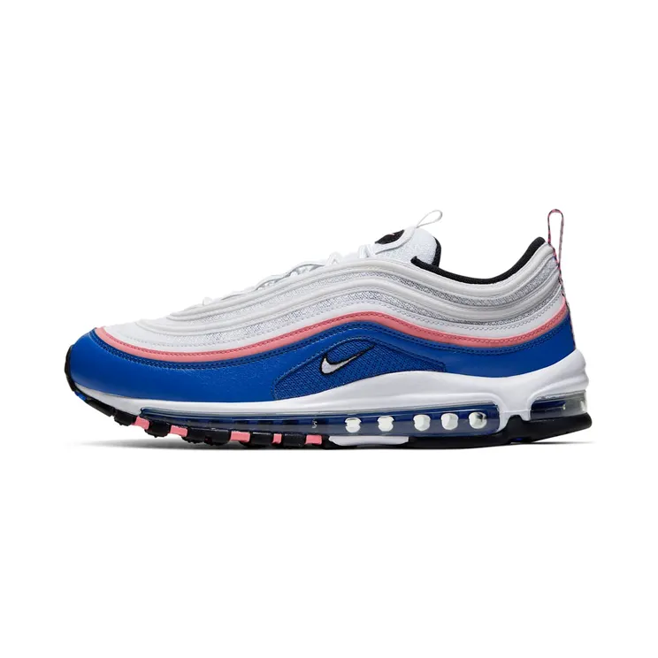 Nike Air Max 97 “White / Game Royal / Pink Gaze” (921826-107)