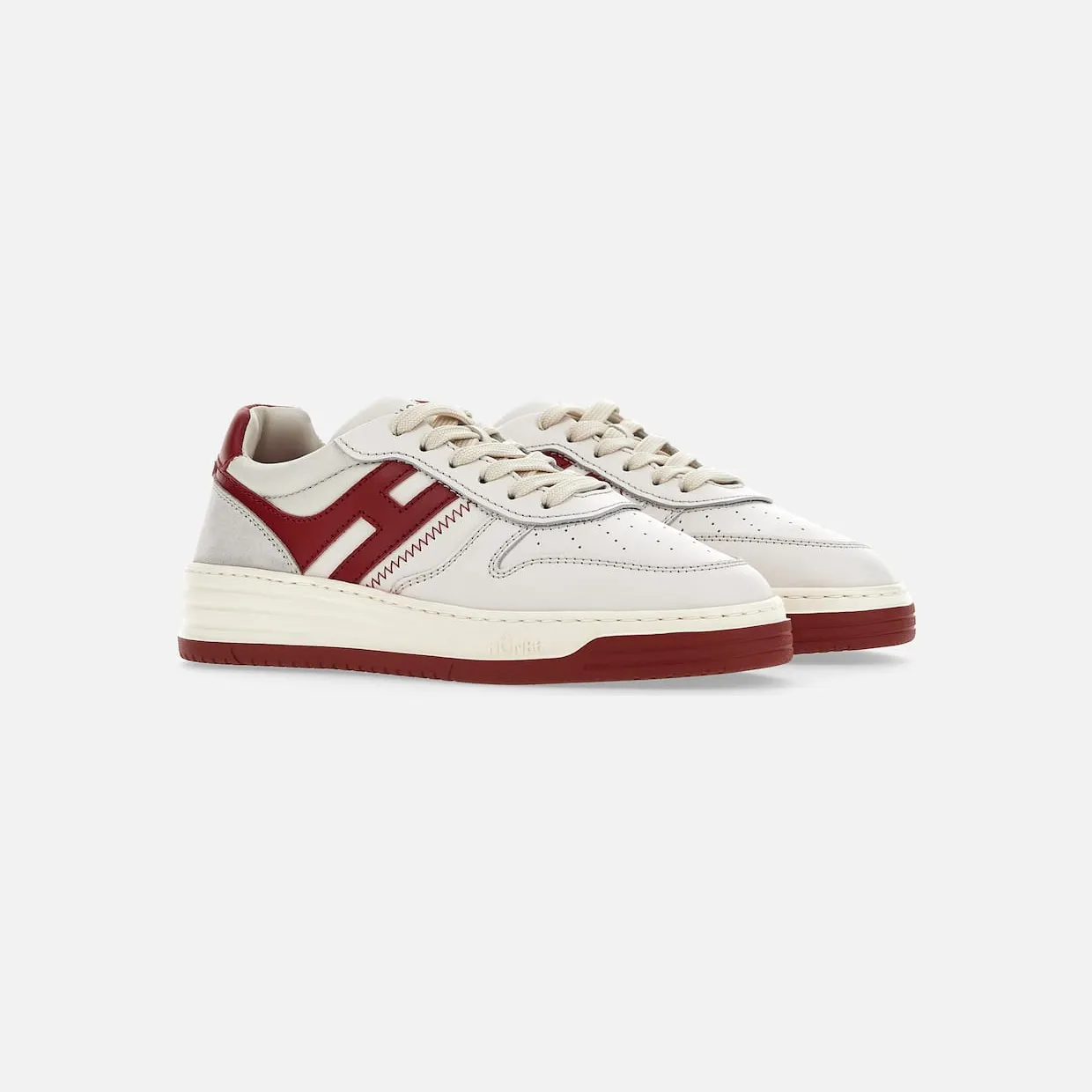 Sneakers Hogan H630 White Red Grey (HXW6300EU50ODZ958K)