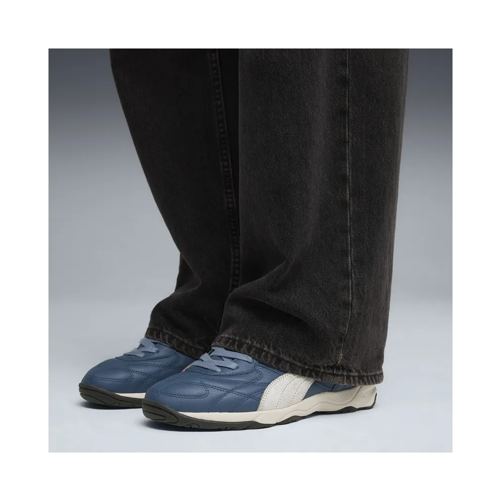 Puma King Indoor Futbolito “Dark Indigo / Warm White” (402582_02)